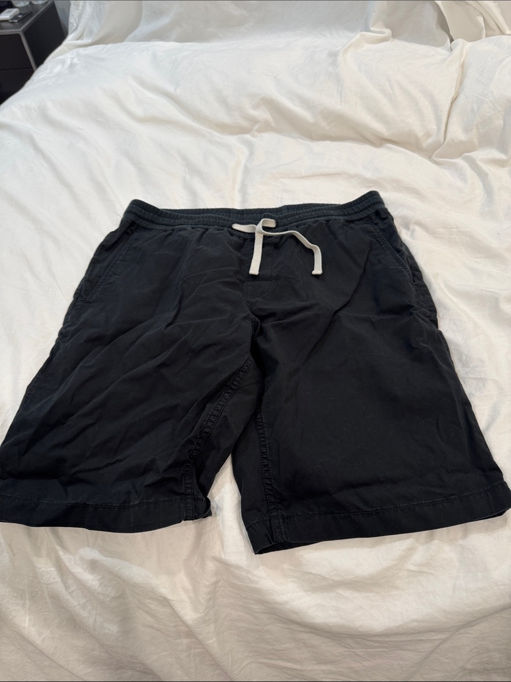 J. Crew Men's Black Drawstring Athletic Shorts